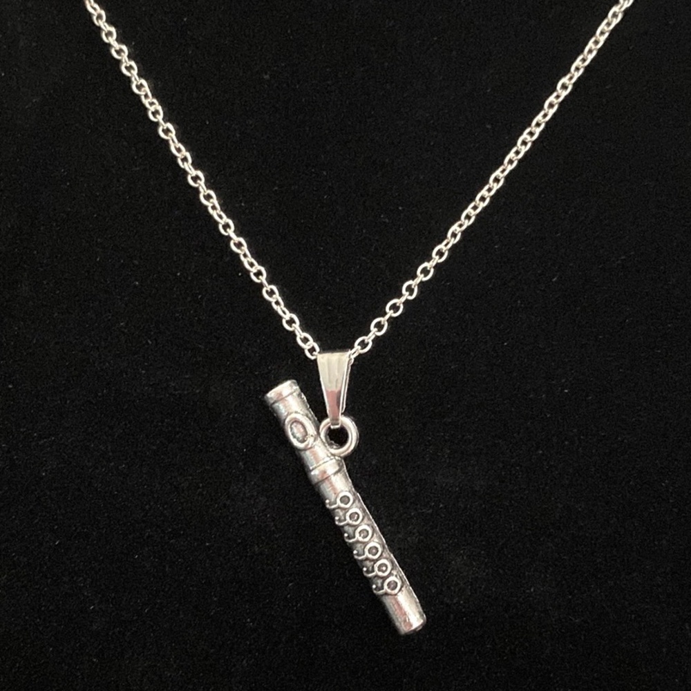 Flute Necklace Musical Instrument May Be Personalized